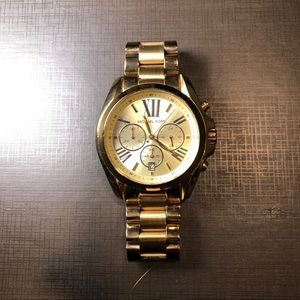 Michael Kors Gold Tone Bradshaw Watch